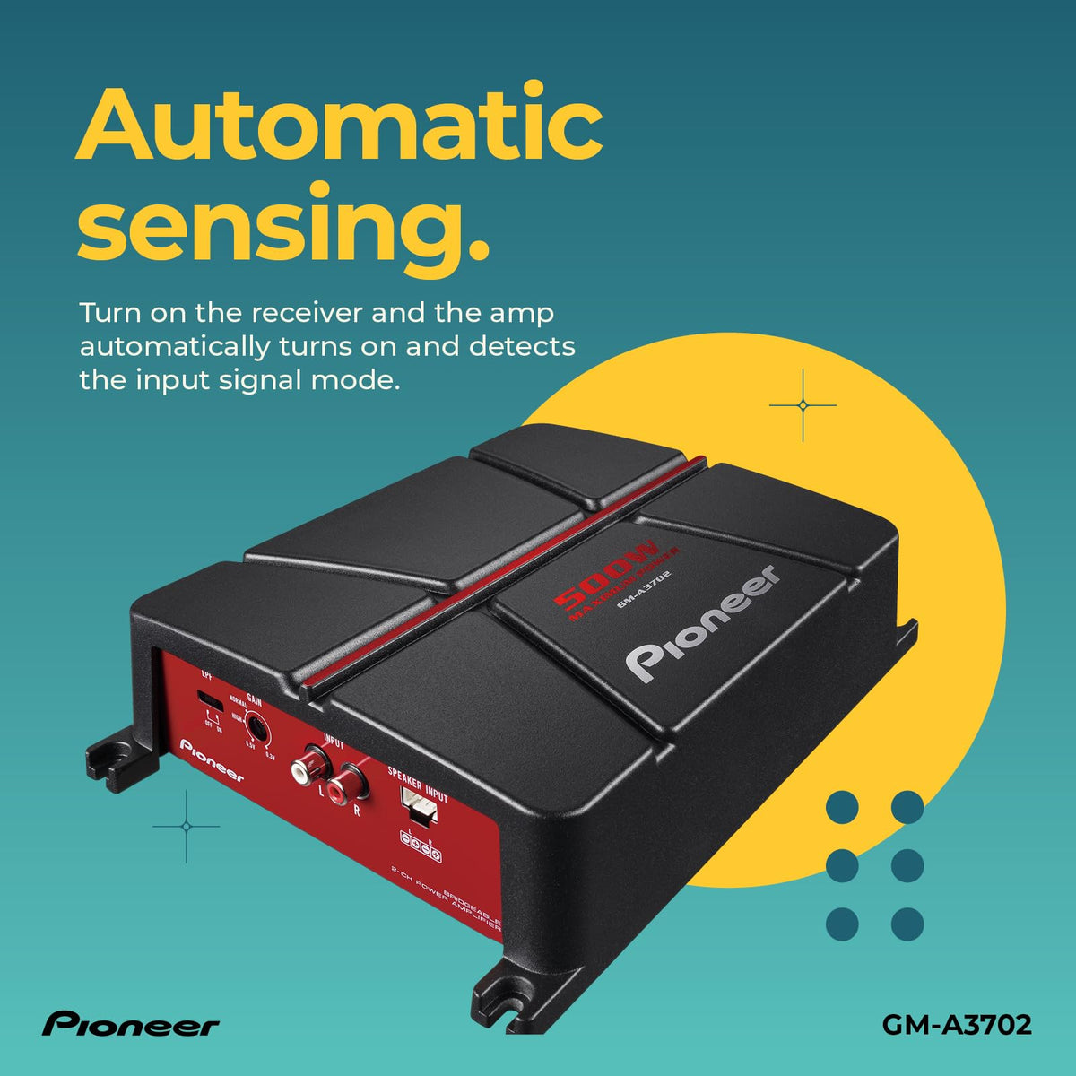 500W Max Class AB 2-Channel Car Amplifier L81309