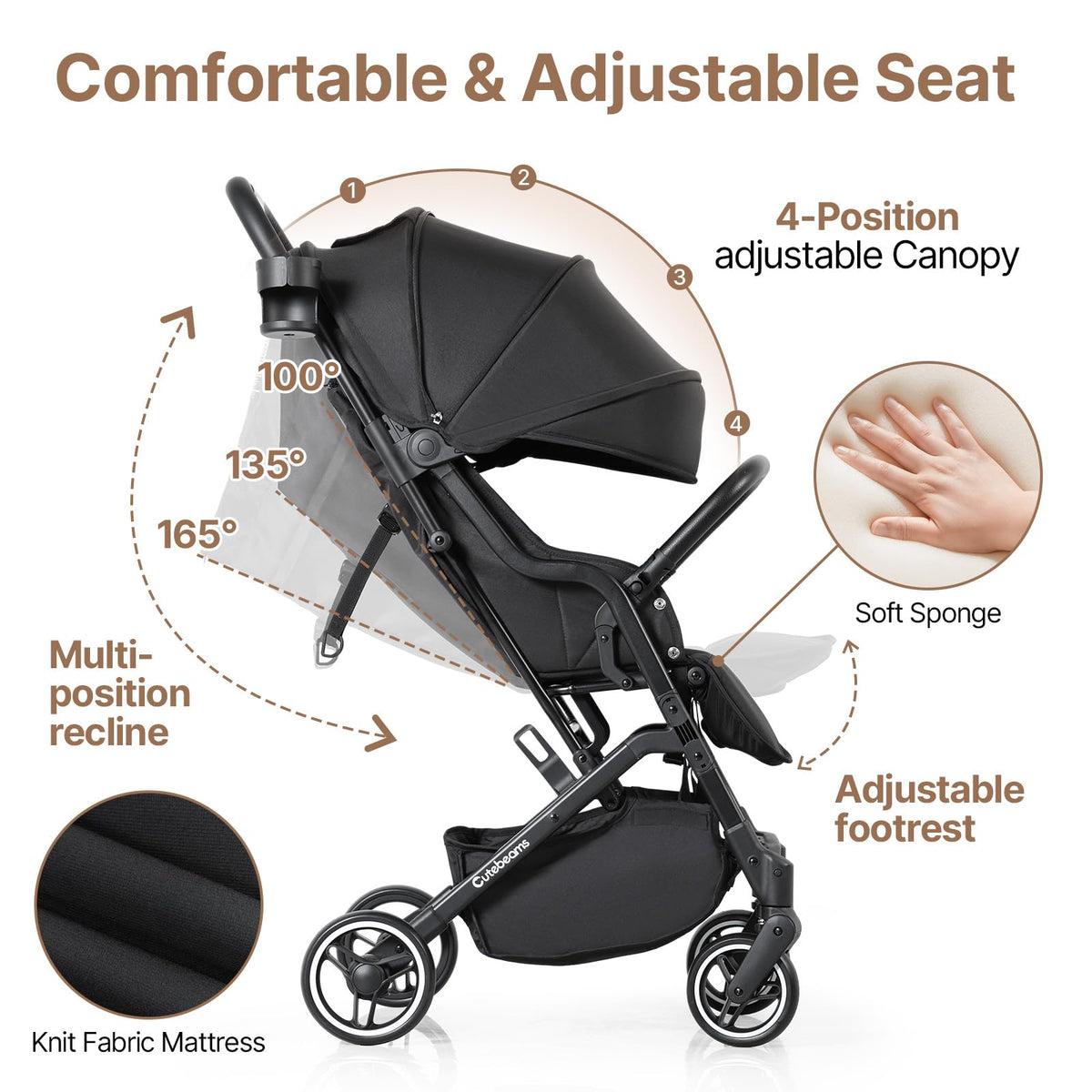 Lightweight Compact Travel Stroller I7802