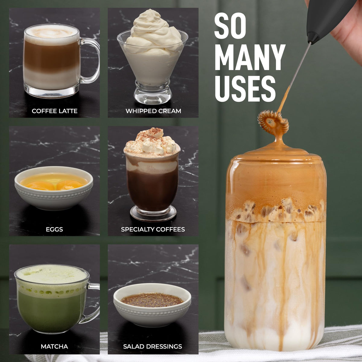 10 oz Temperature Control Smart Mug with Milk Frother D487225
