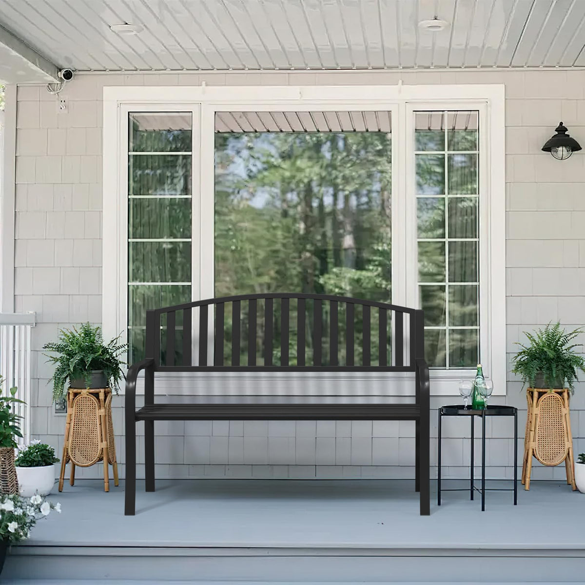 50" Anti-Rust Weatherproof Outdoor Bench I920