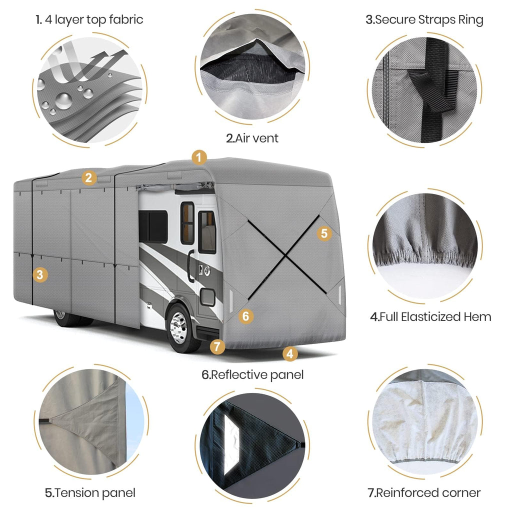 33-37ft 9 Layers Class A RV Cover S36184