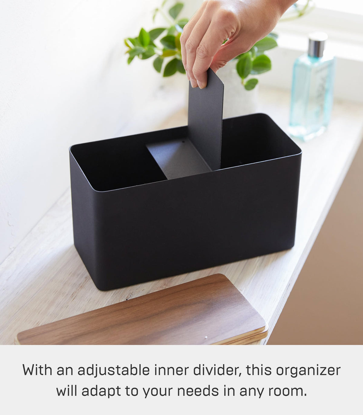 Countertop Organizer Metal Steel Wood I389