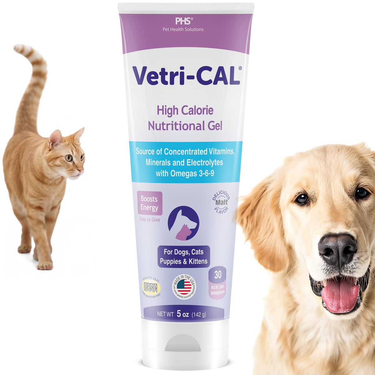 High Calorie Nutritional Gel for Dogs and Cats 5 oz M546