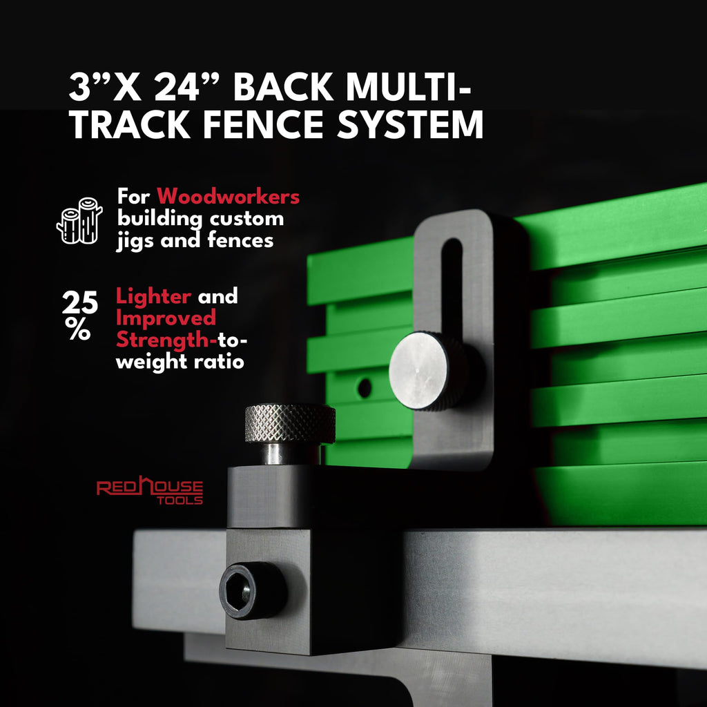 3" Anodized Aluminum T-Track Set of 2 S332