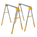 2 Pack Adjustable Folding Steel Sawhorses 1000LB R85418