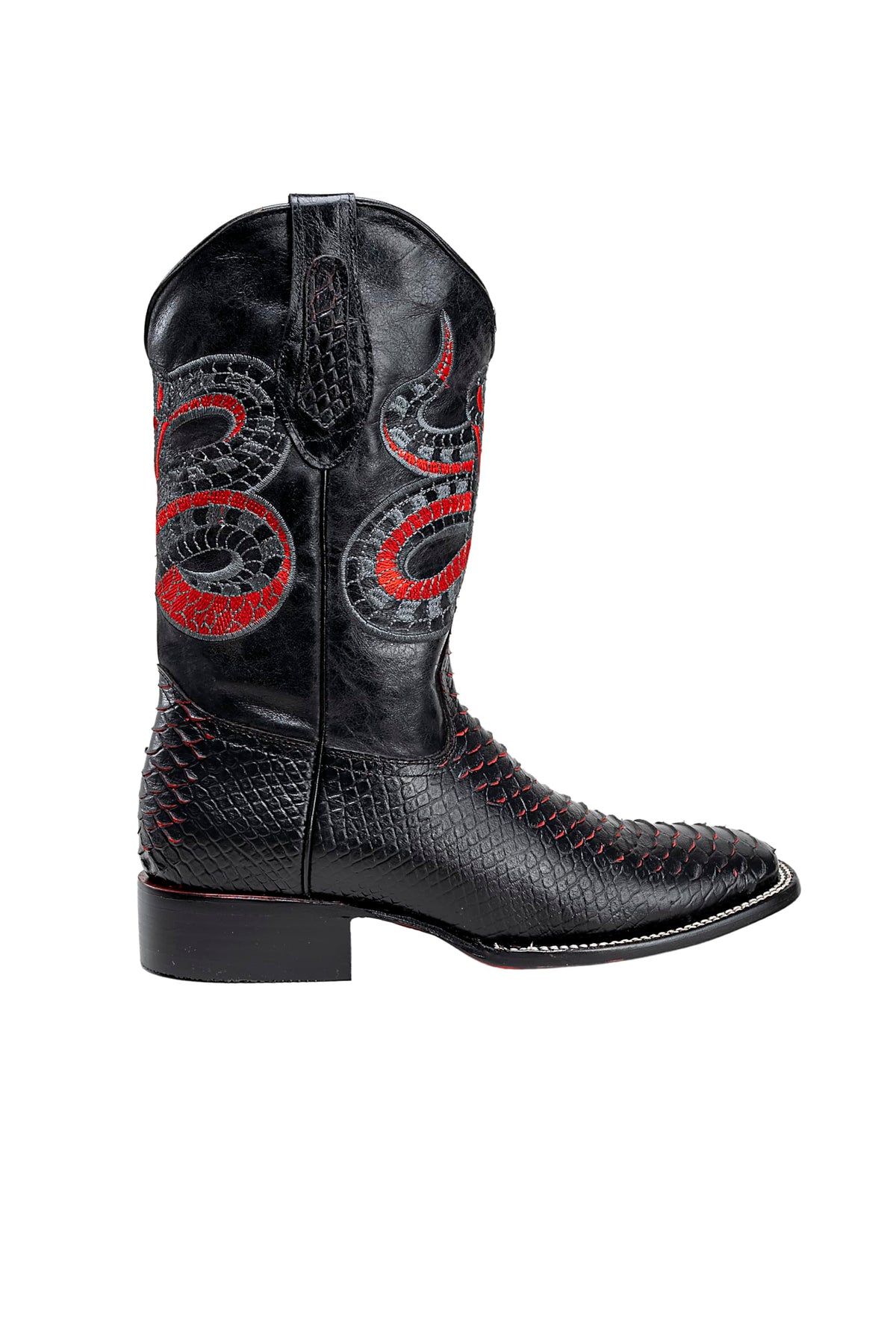 Men's Bi-tone Western Boot with Rubber Cap E792230