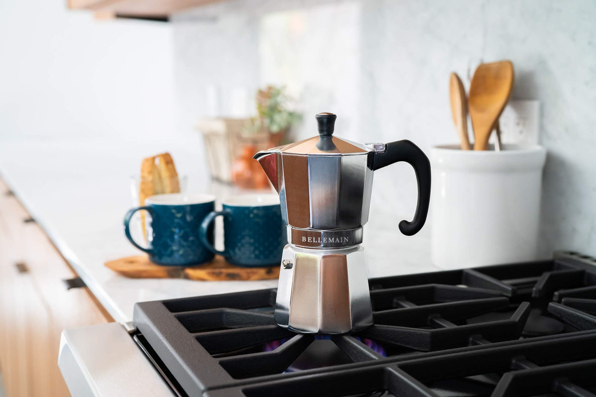 Stovetop Espresso Maker 6-Cup Silver X51981
