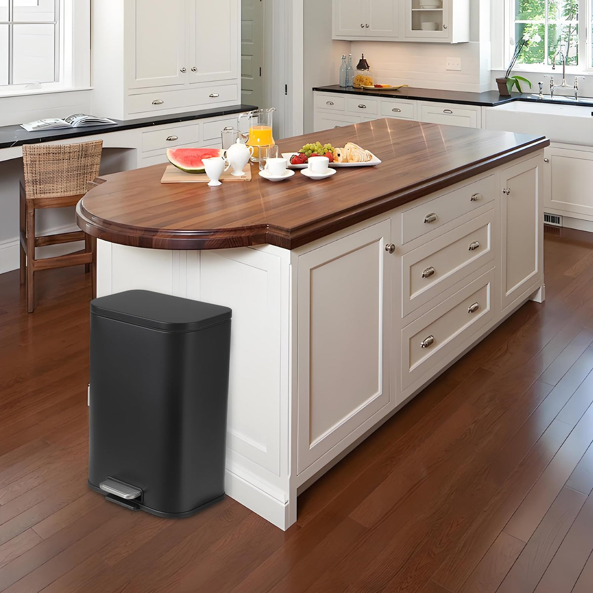 12L Stainless Steel Slim Trash Can S84687