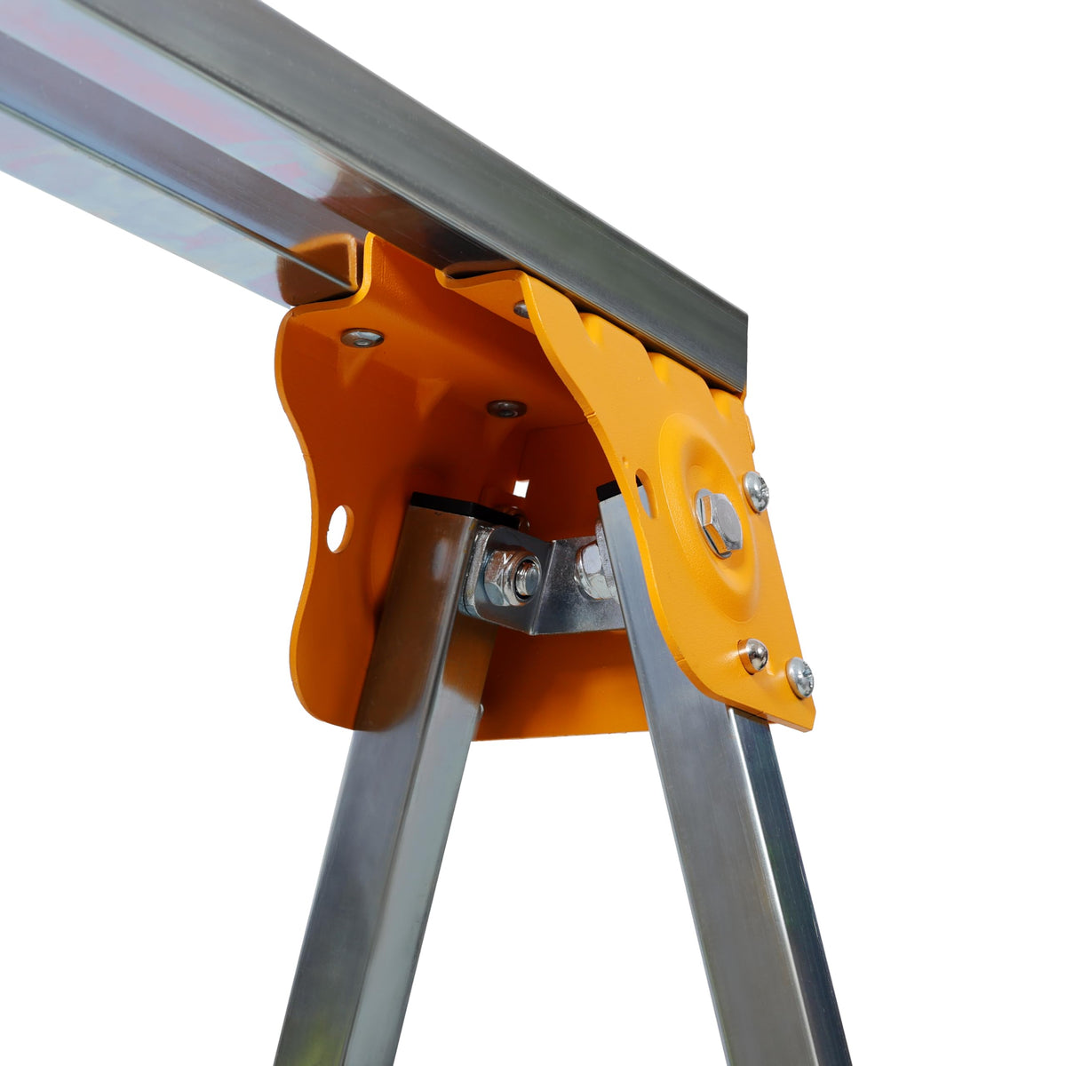 2 Pack Adjustable Folding Steel Sawhorses 1000LB R85418