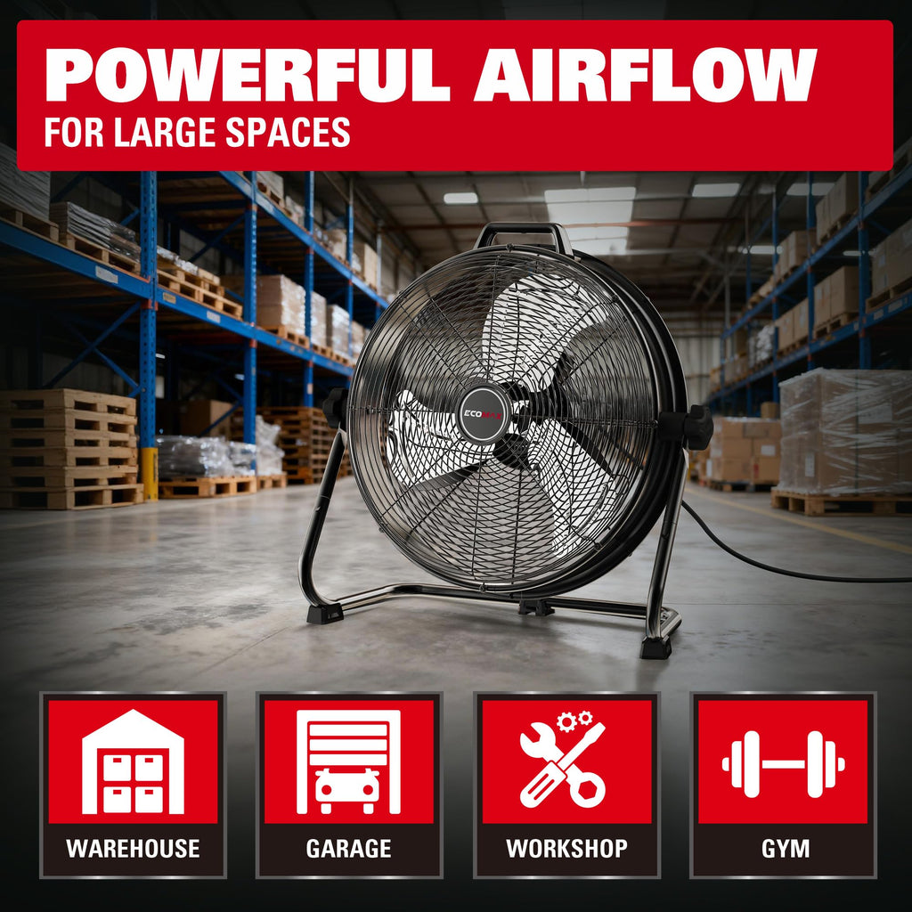 20-Inch 2300 CFM 3-Speed Industrial Drum Fan X82325