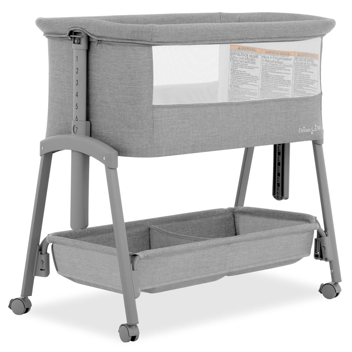 Foldable Portable Bassinet - Gray M2557