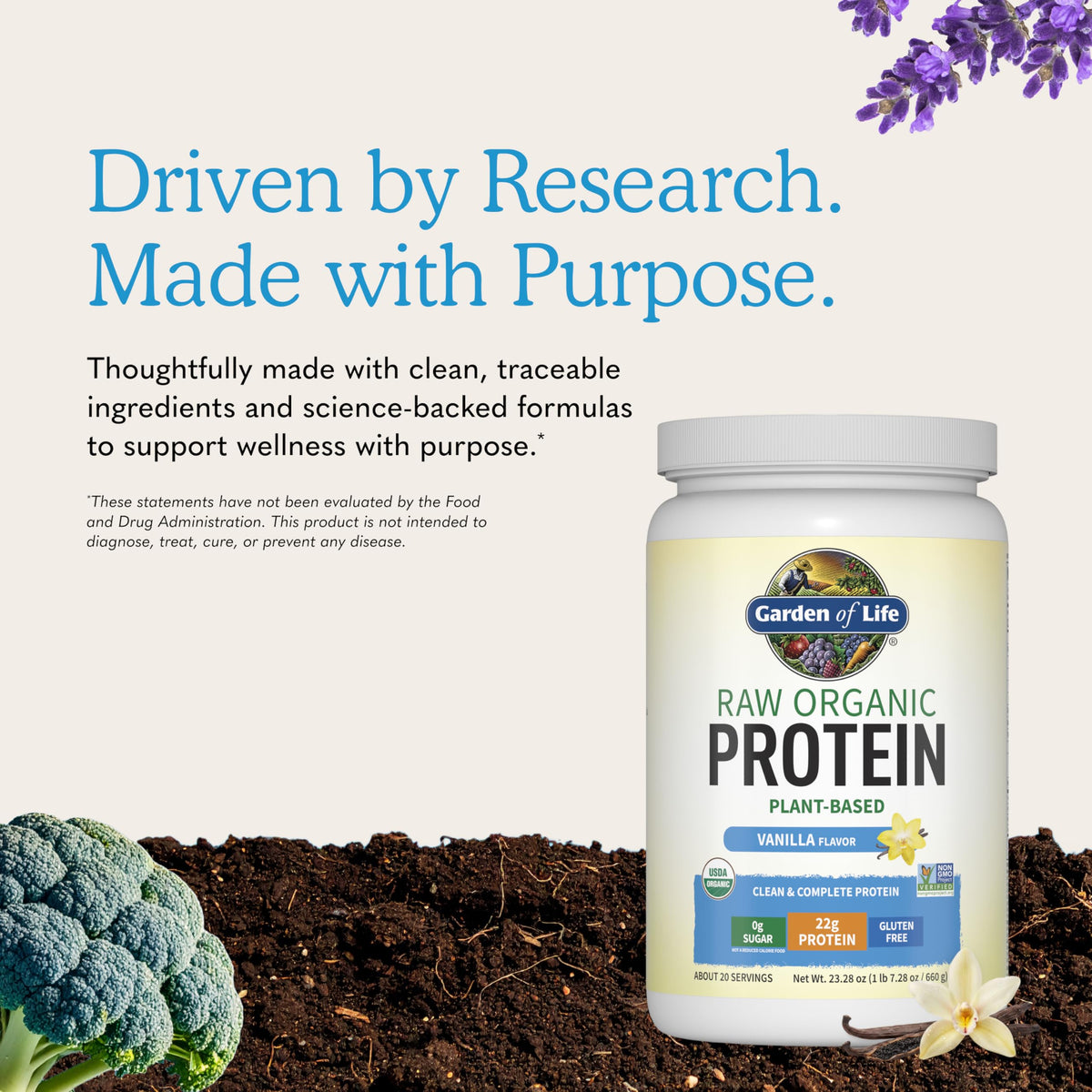 Organic Vegan Vanilla Protein Powder N856068
