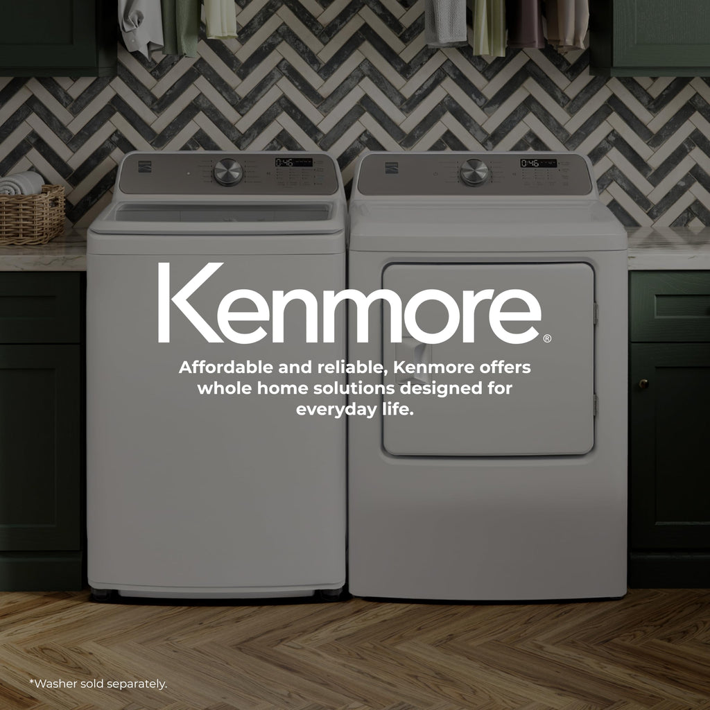 7.0 cu. ft. Front Load Electric Dryer - White D462