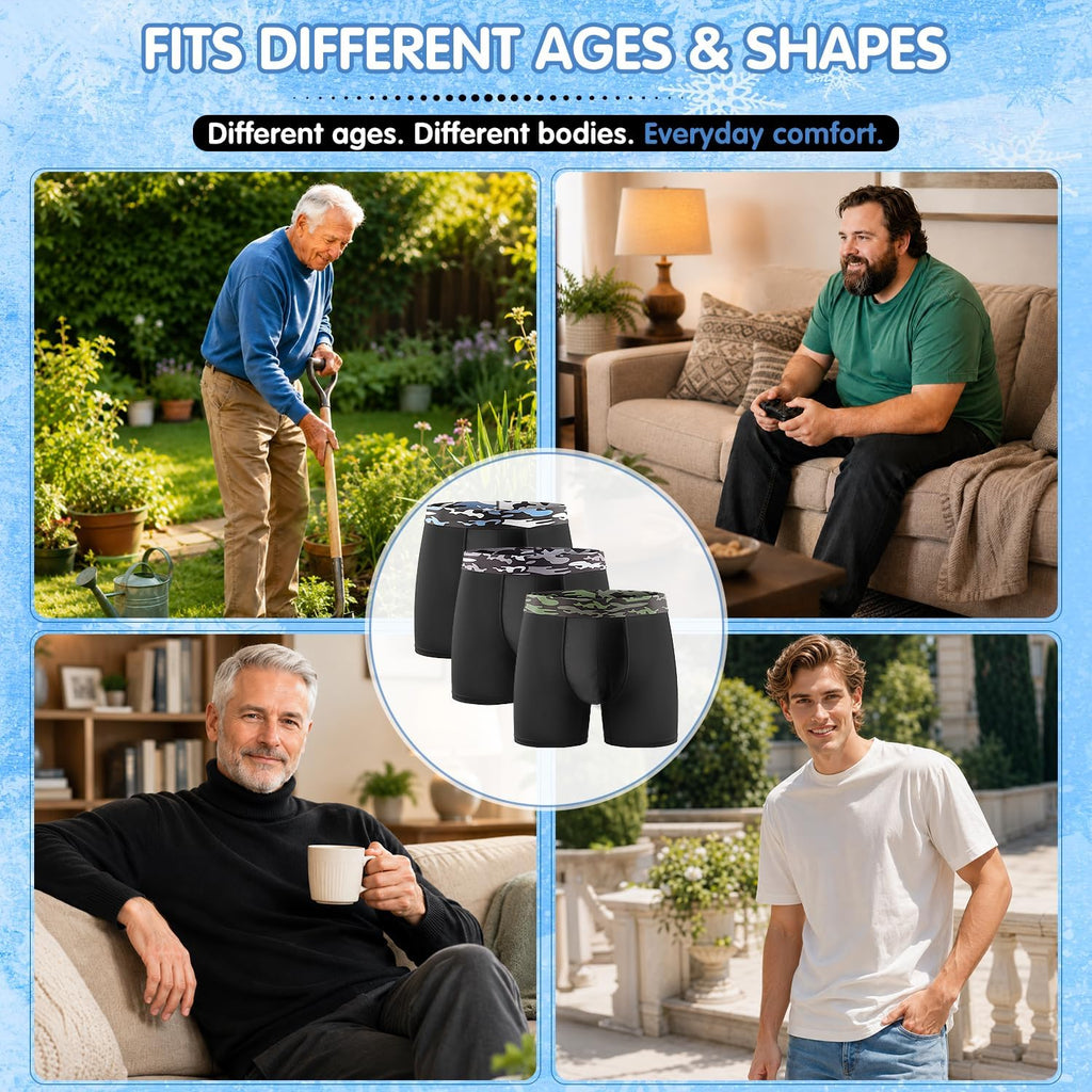 Men's Incontinence Underwear, 3 Pack P988657