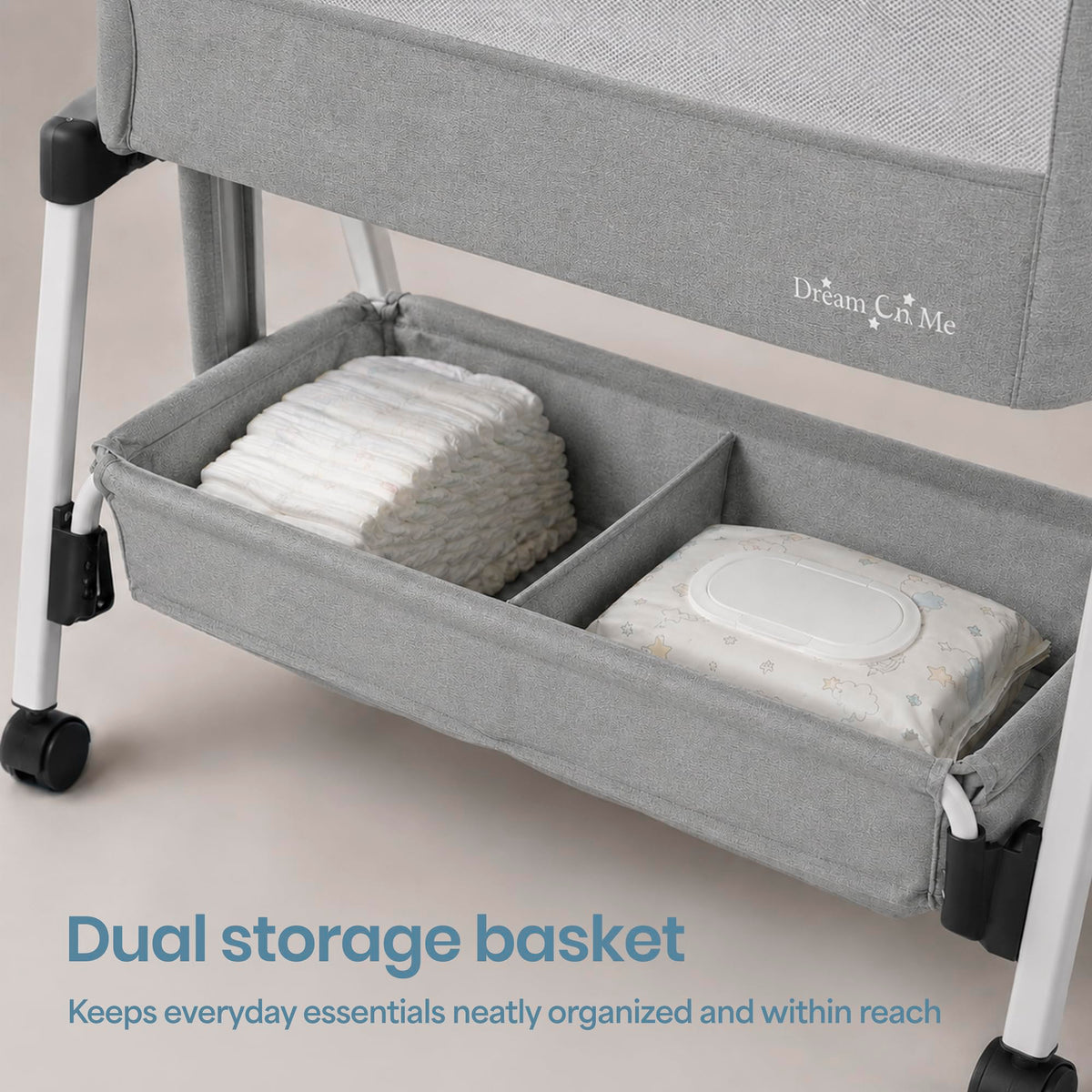 Foldable Portable Bassinet - Gray M2557