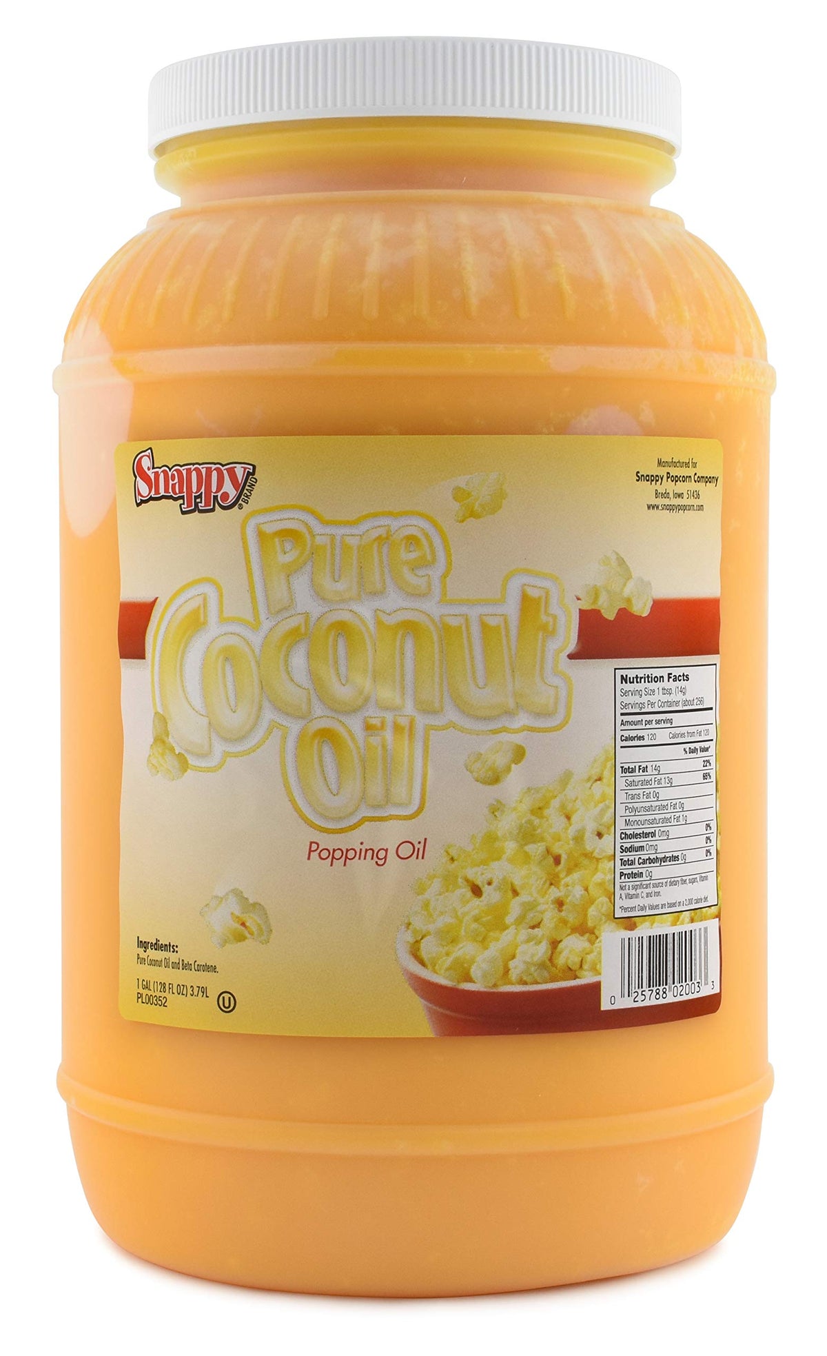 Butter Flavored Coconut Oil 1 Gallon Jug X38849