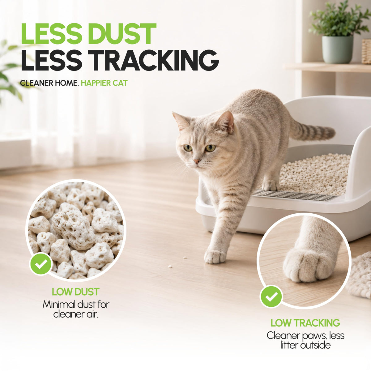 All Natural Unscented Cat Litter 8 lbs O931