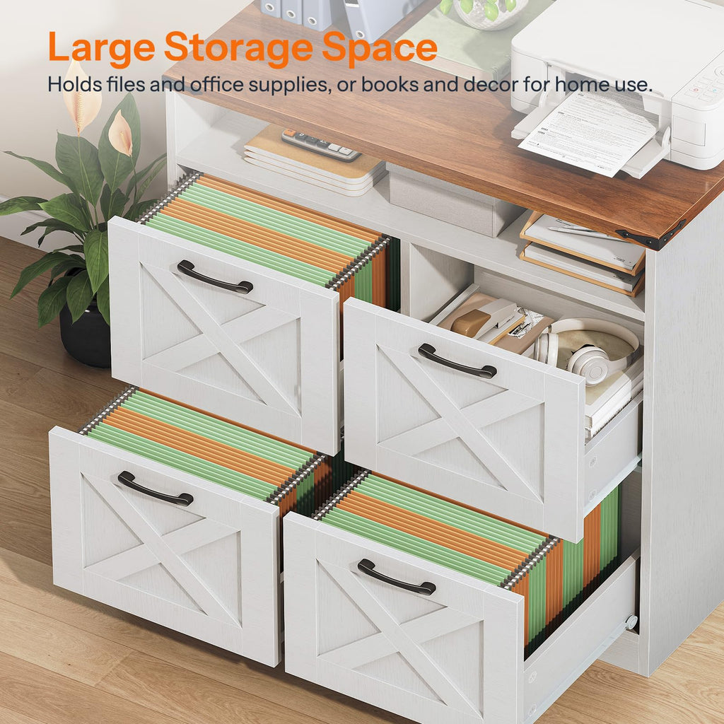 4 Drawer File Cabinet X338
