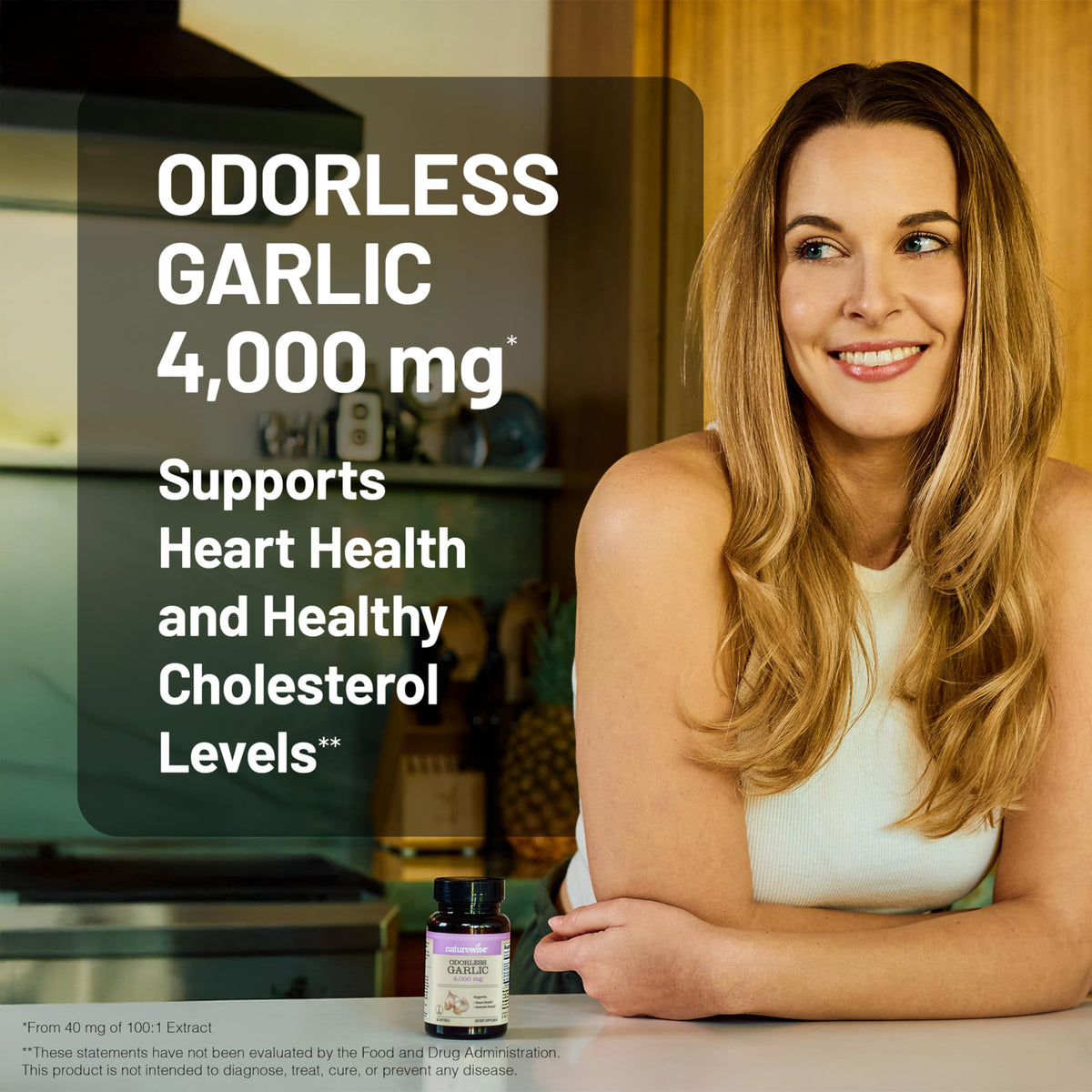 Odorless Garlic Supplement 4000mg 60 Count S18679