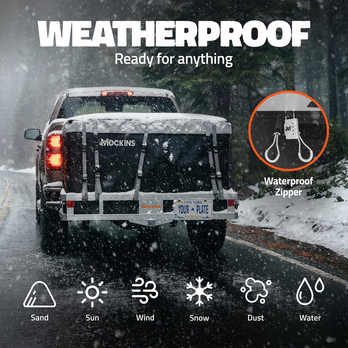 Aluminum Hitch Cargo Carrier & Cargo Bag E363