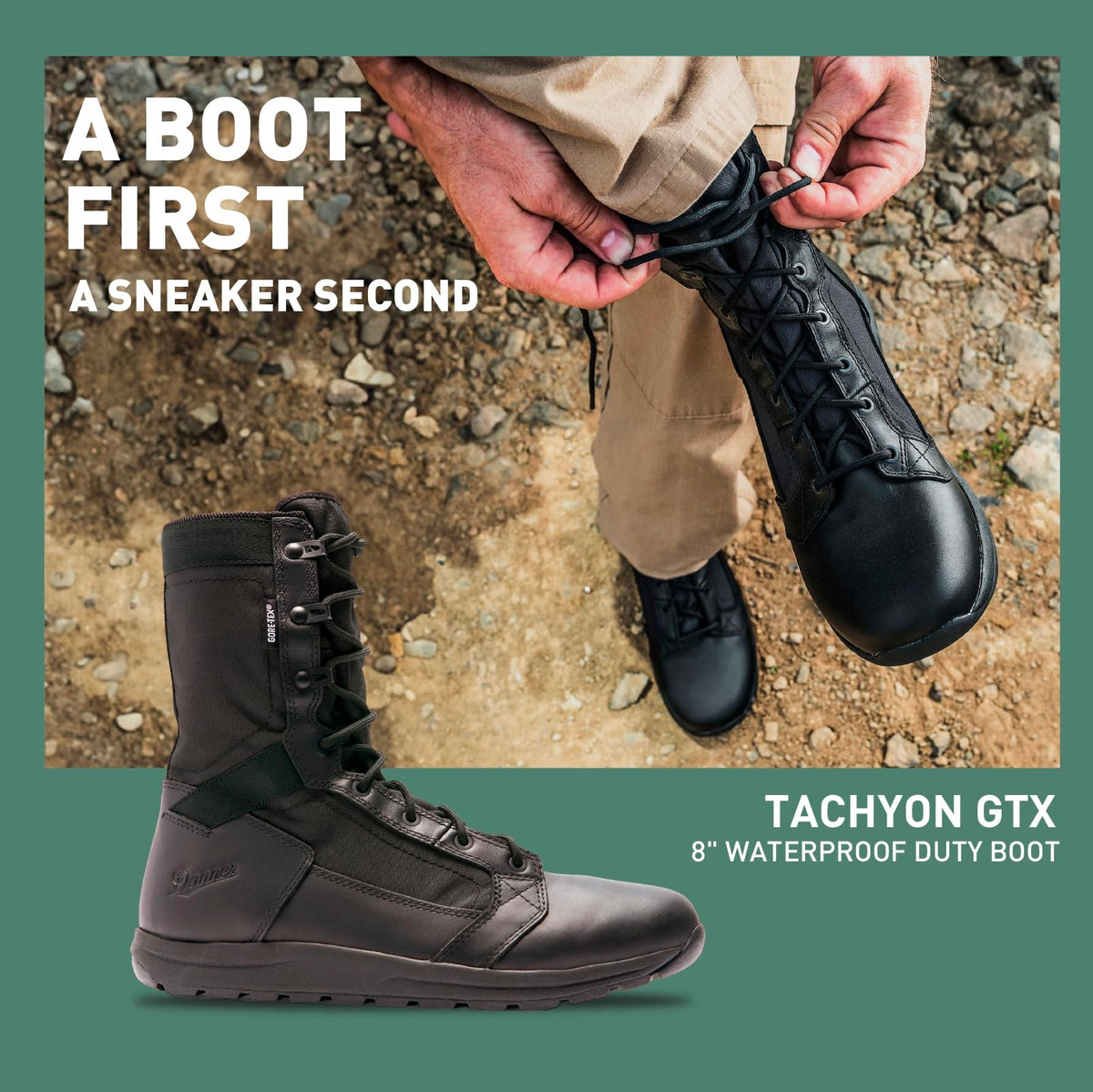 Black Waterproof Tactical Boots X320