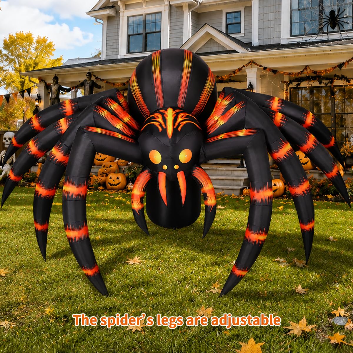 7FT Halloween Inflatables Yard Decor with LEDs O8093