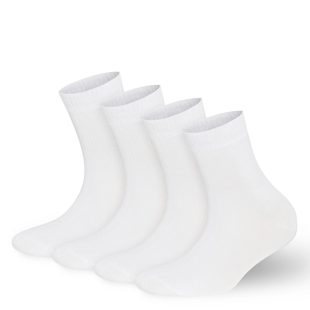 Mens Womens Rayon Bamboo 4 Pairs Ankle Socks X126344