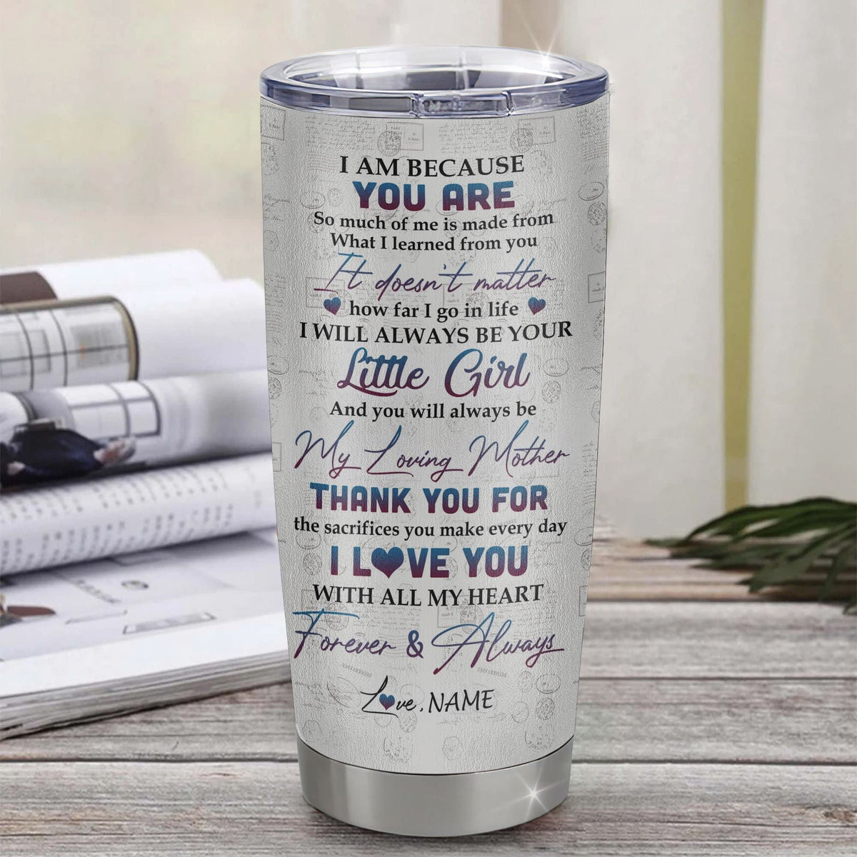 20oz Stainless Steel Tumbler Cup J3952