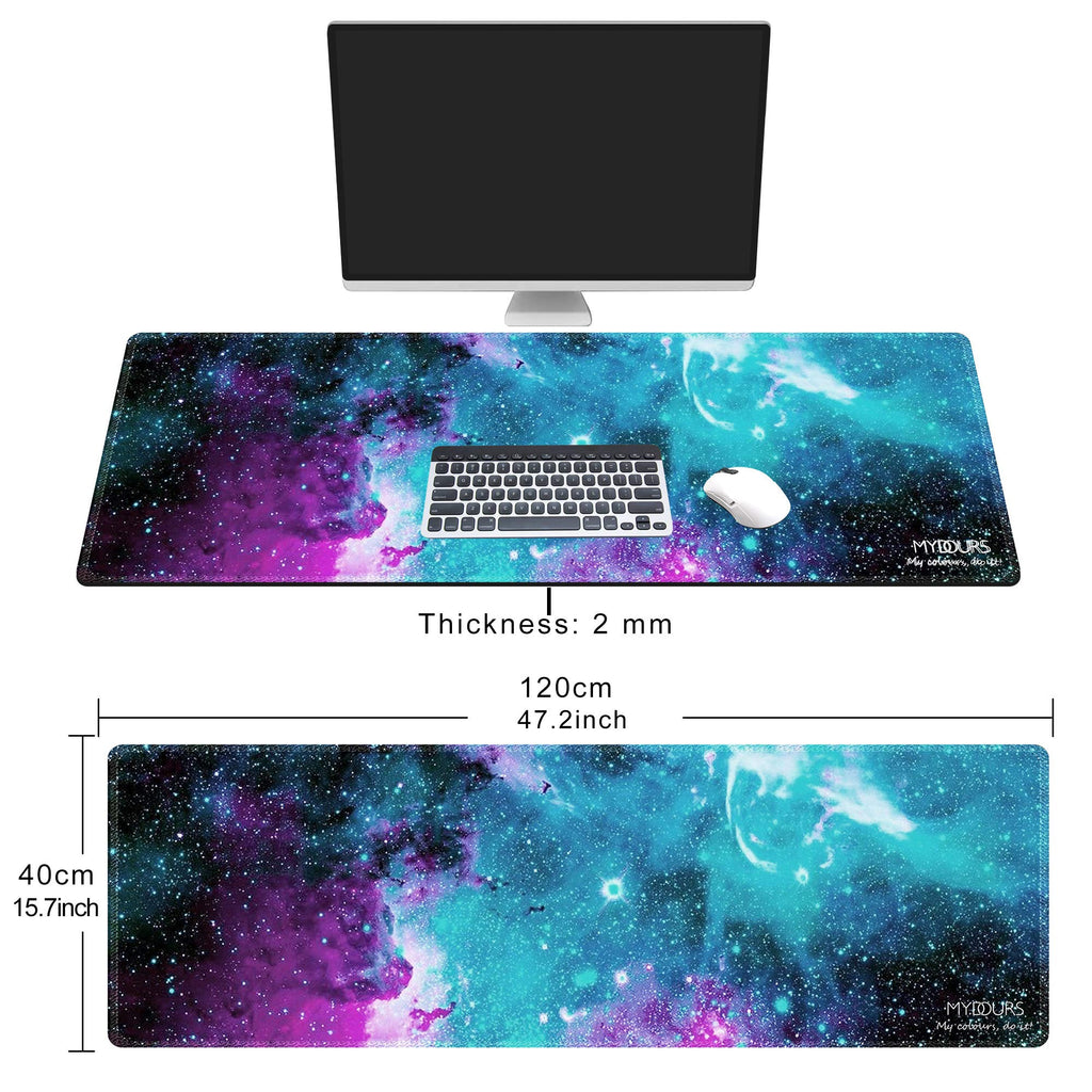 XXL Gaming Mouse Pad 48x16 Inches Fabric Non-Slip Rubber I111