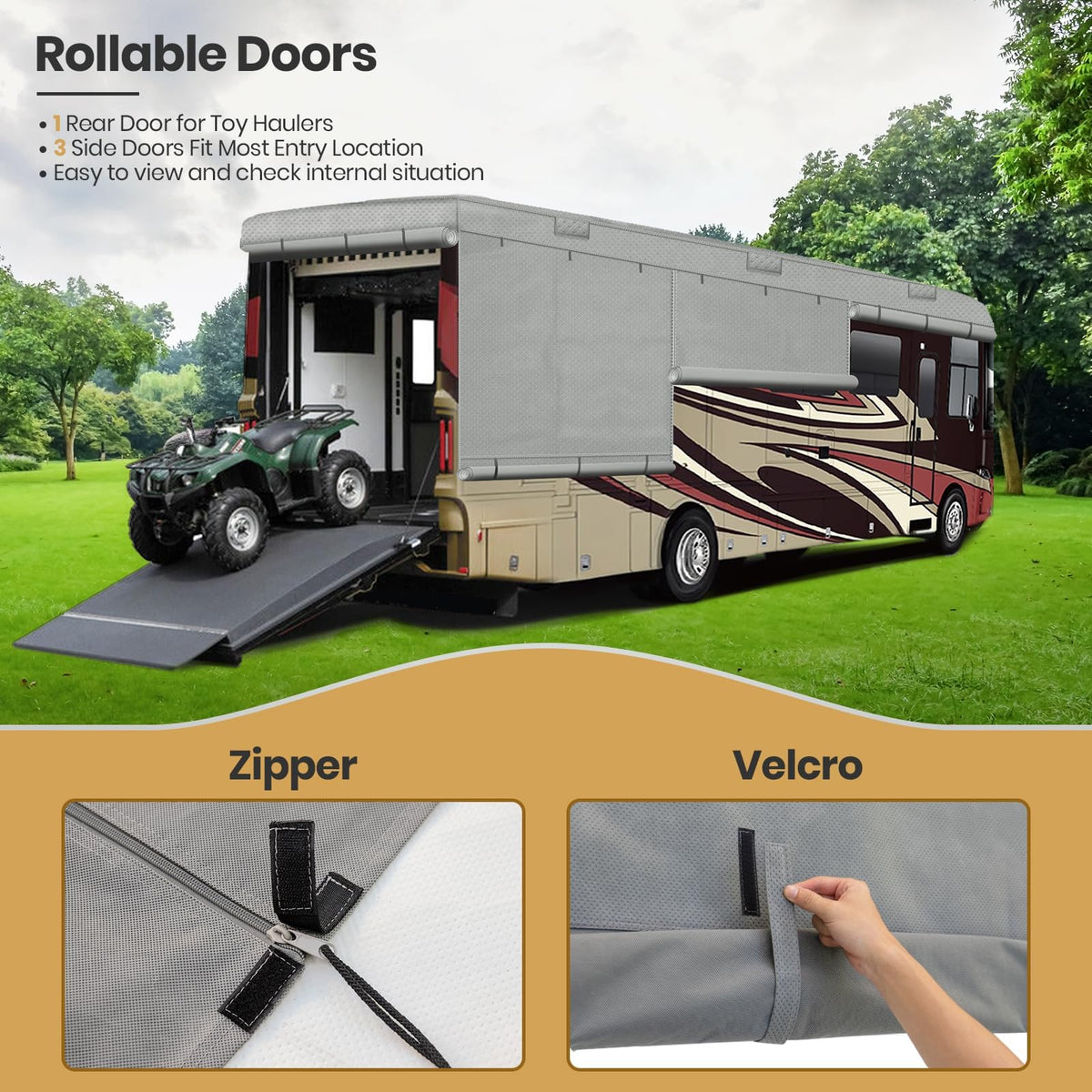33-37ft 9 Layers Class A RV Cover S36184