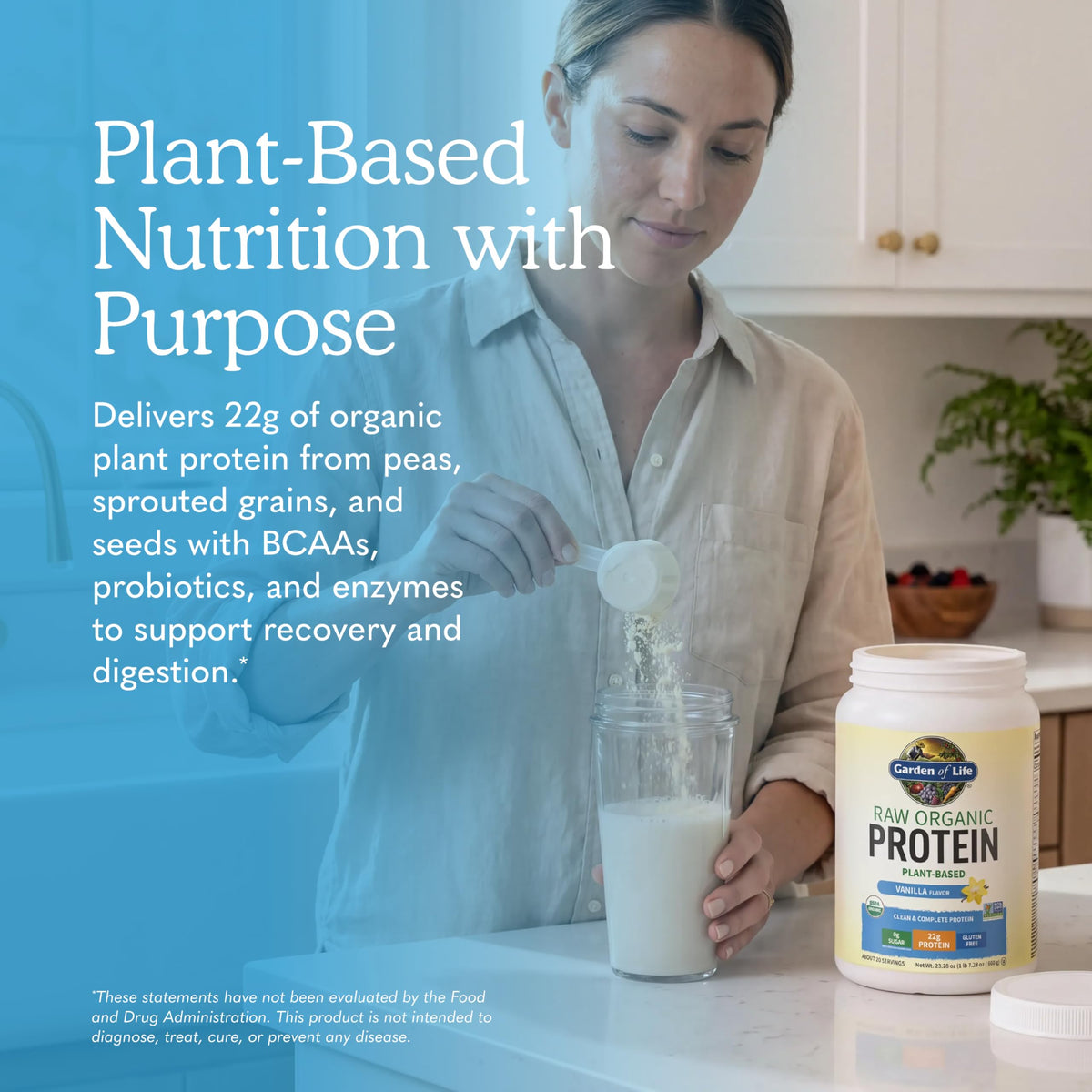 Organic Vegan Vanilla Protein Powder N856068