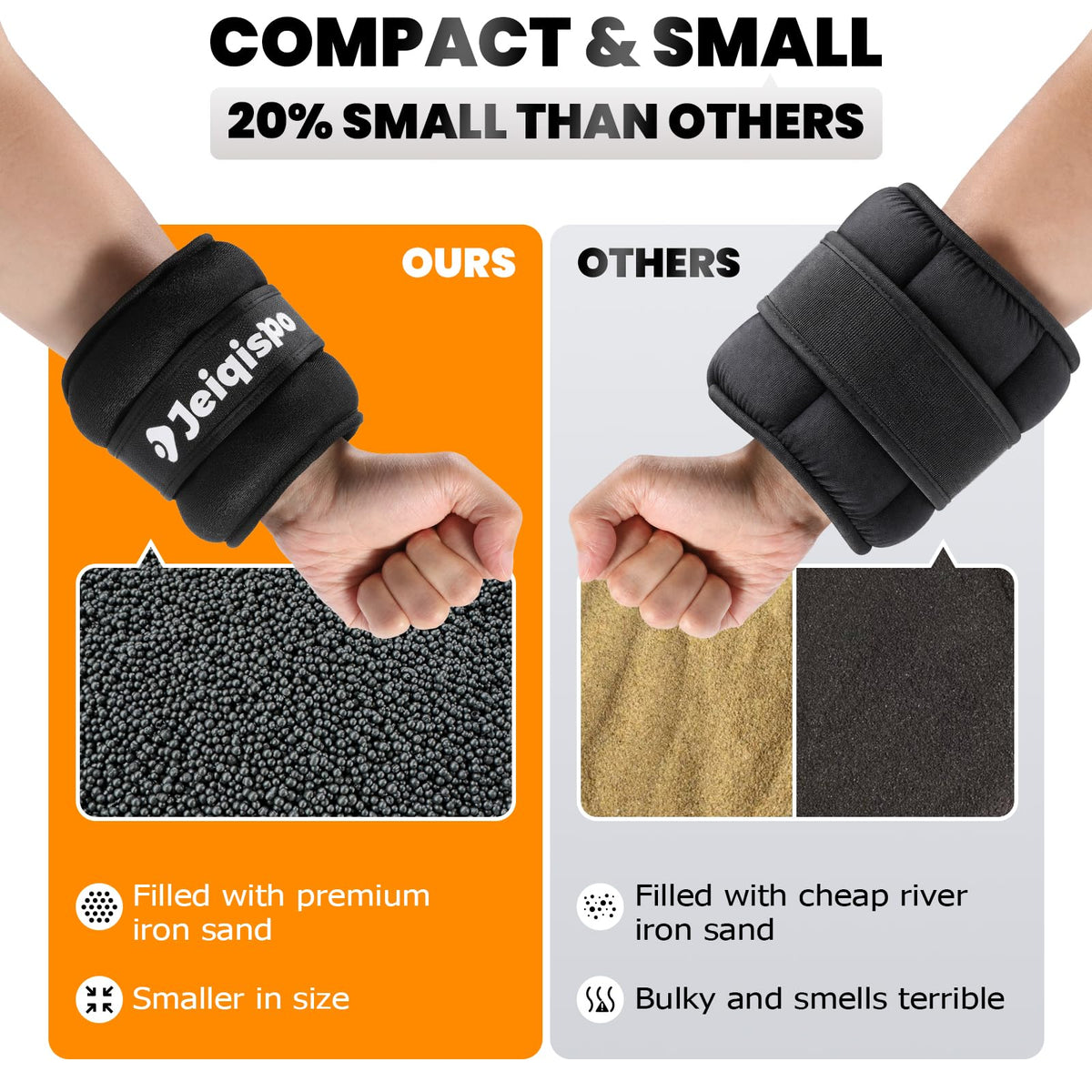 Ankle Weights 1 Pair with Adjustable Straps A626