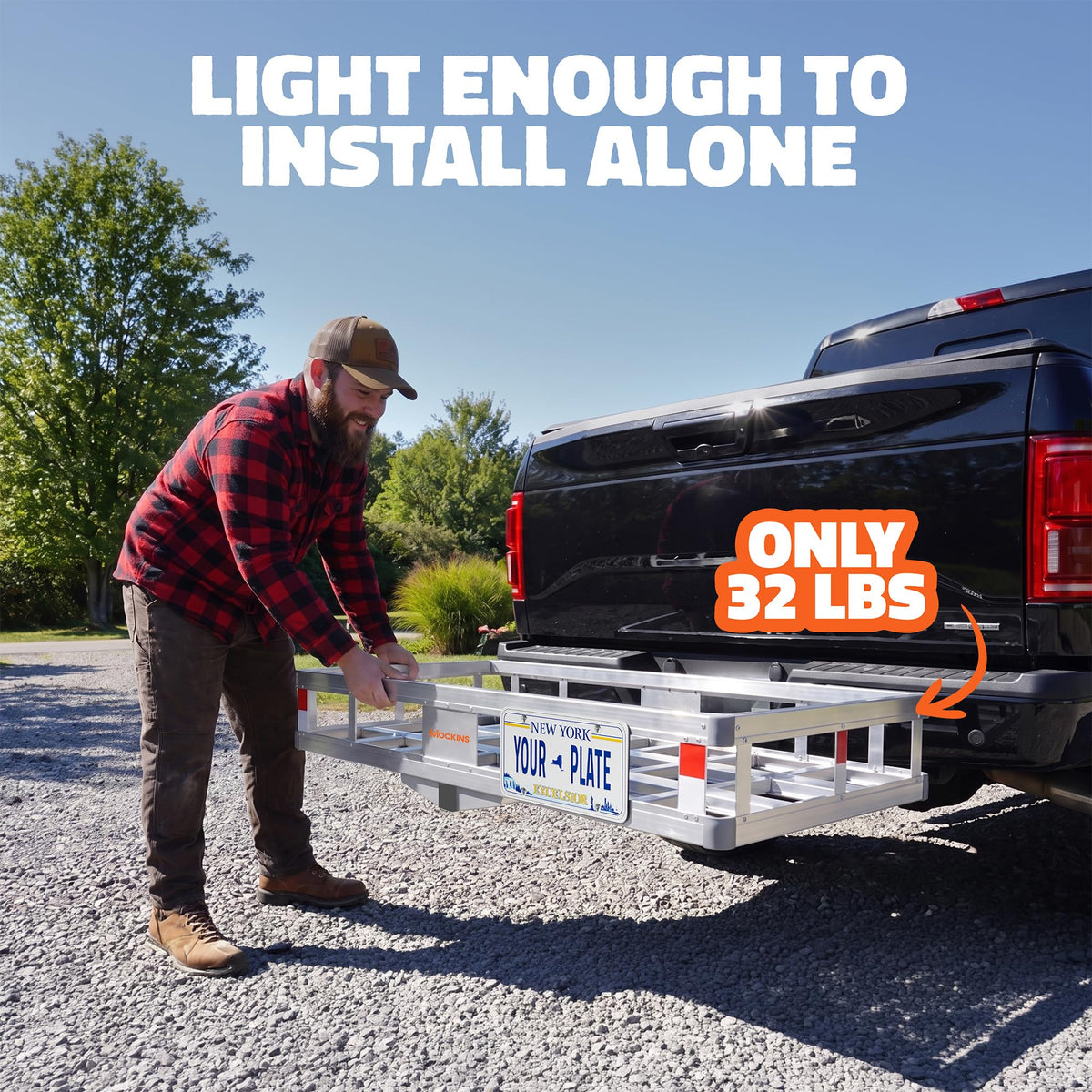 Aluminum Hitch Cargo Carrier & Cargo Bag E363