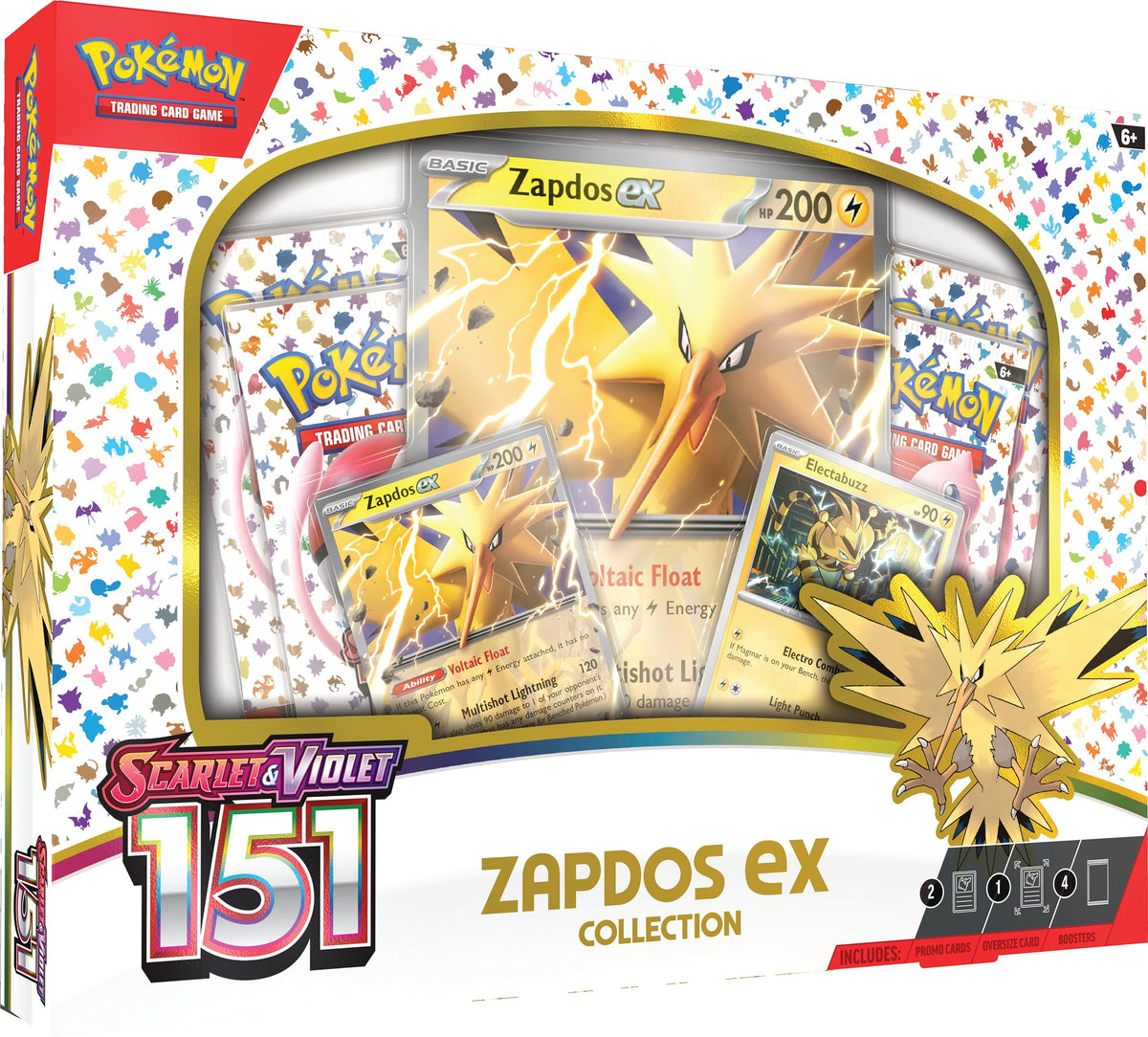 Pokemon TCG 151 Zapdos Ex Box Z1144