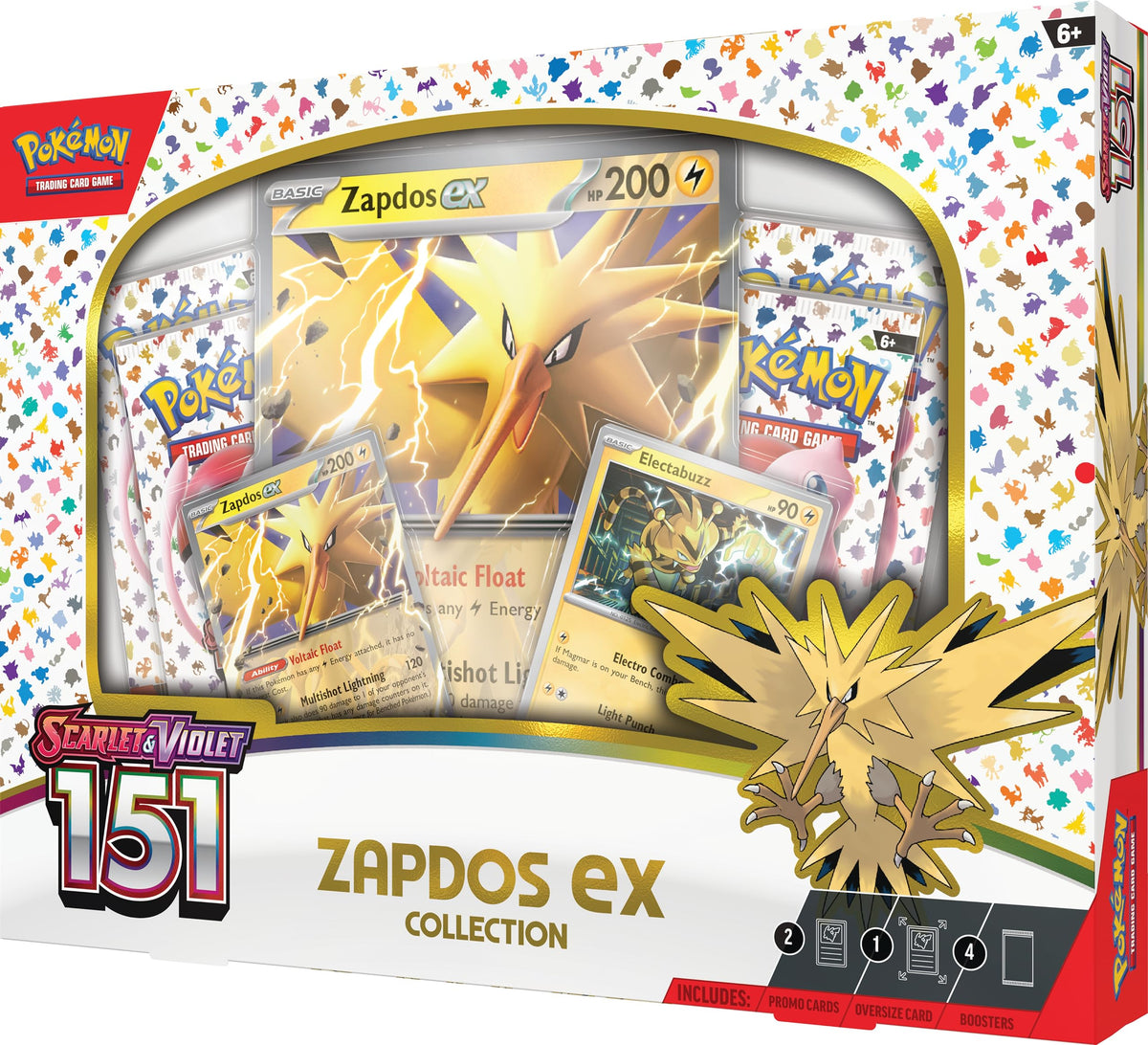 Pokemon TCG 151 Zapdos Ex Box Z1144