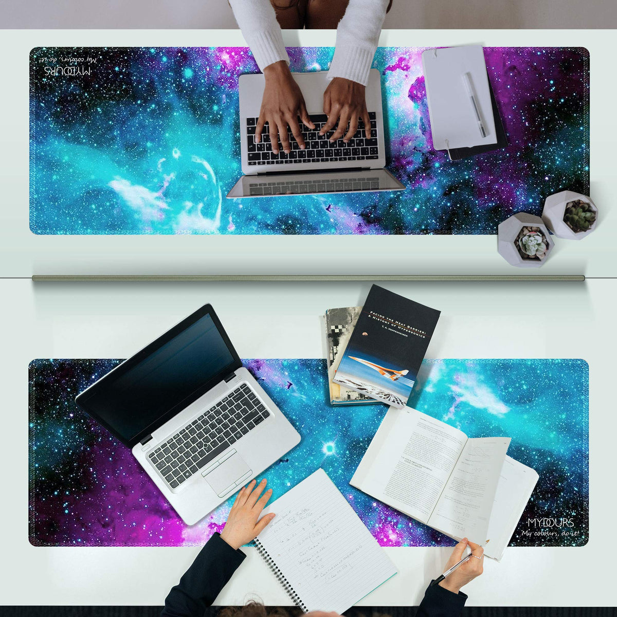 XXL Gaming Mouse Pad 48x16 Inches Fabric Non-Slip Rubber I111