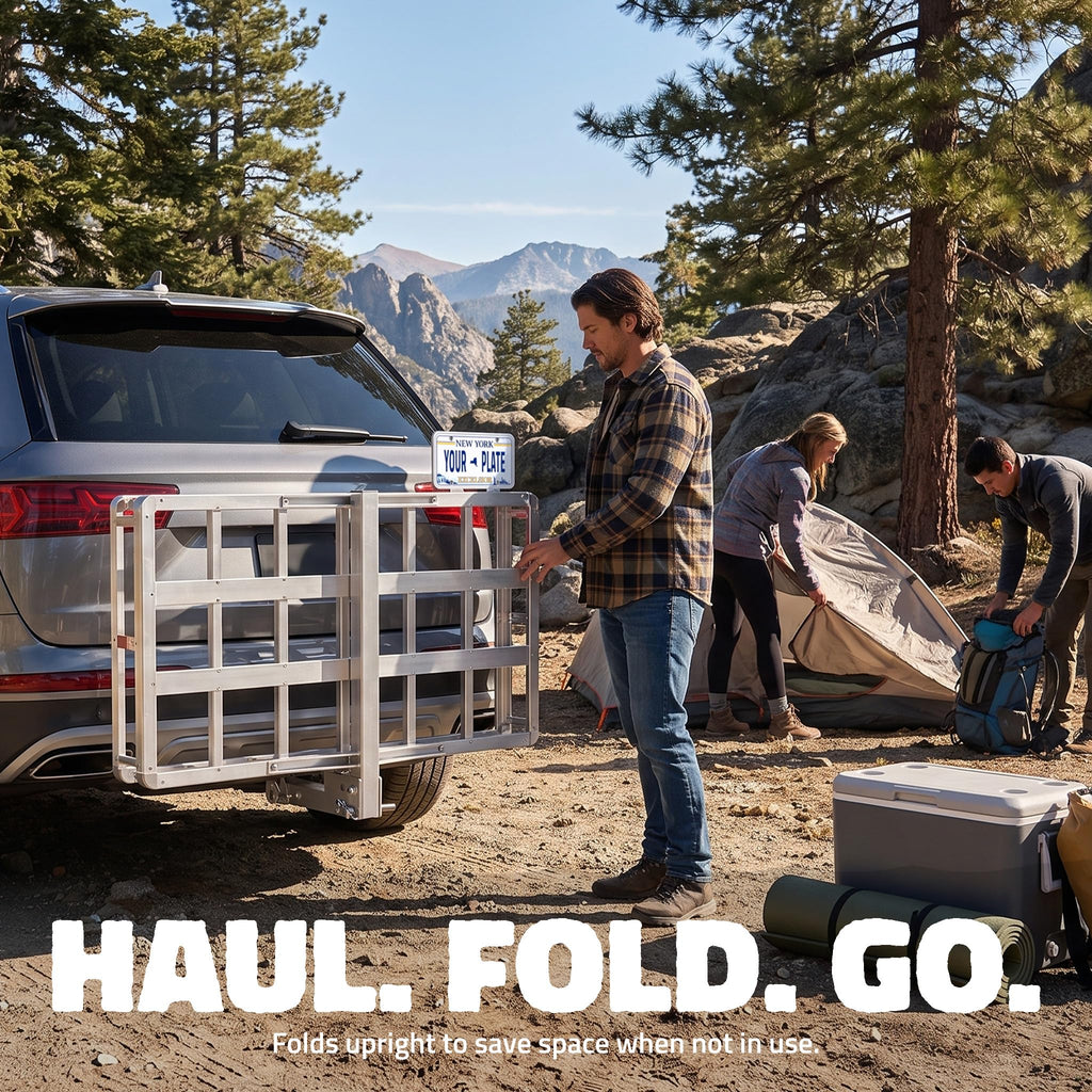 Aluminum Hitch Cargo Carrier & Cargo Bag E363